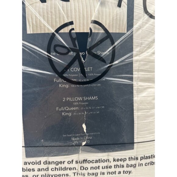 Hallmart Collectibles Riverbrook Home Moonstone 3 Piece King Coverlet Set - Picture 15 of 15